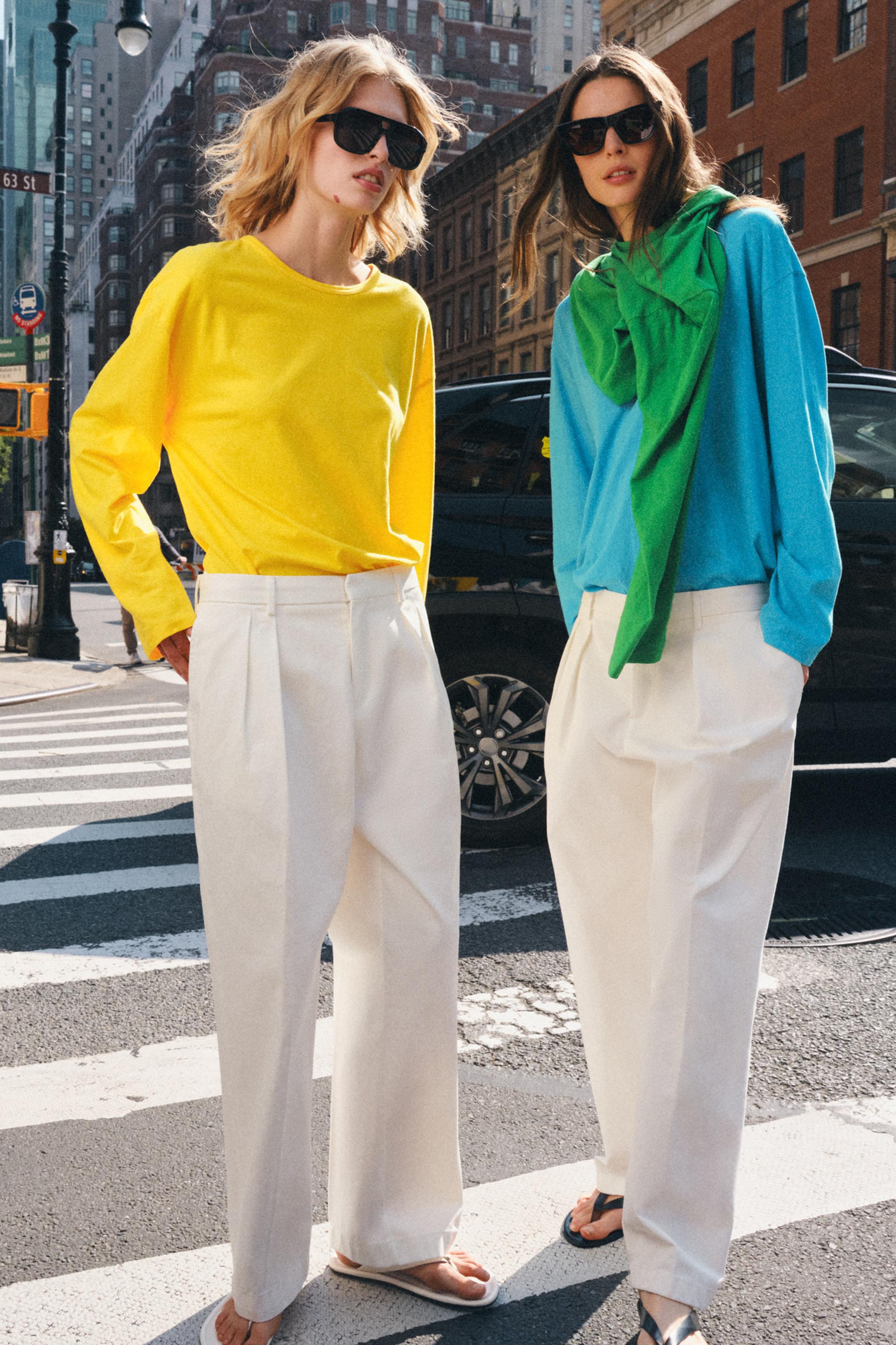 COTTON AND LINEN T-SHIRT